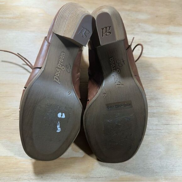 Paul Green Cosmo Lace Up Leather Bootie Sandals Women’s Size 8.5 - Picture 7 of 8